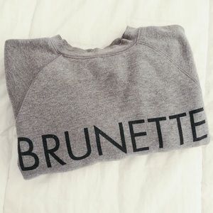 Brunette the Label grey sweater
